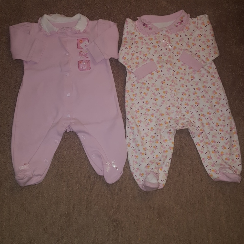Set of 2 Bright Future Onesis